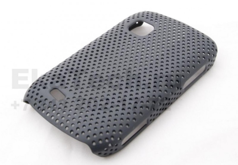 Чехол пластиковый перфорированный для Samsung Galaxy Fit S5670 черный