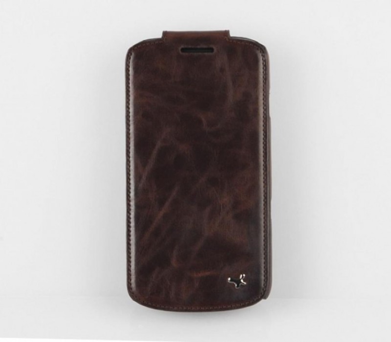 Чехол Zenus Masstige Slim Folder для Samsung Galaxy Nexus i9250 горький шоколад