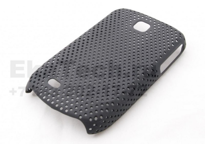 Чехол пластиковый перфорированный для Samsung Galaxy Mini S5570 черный