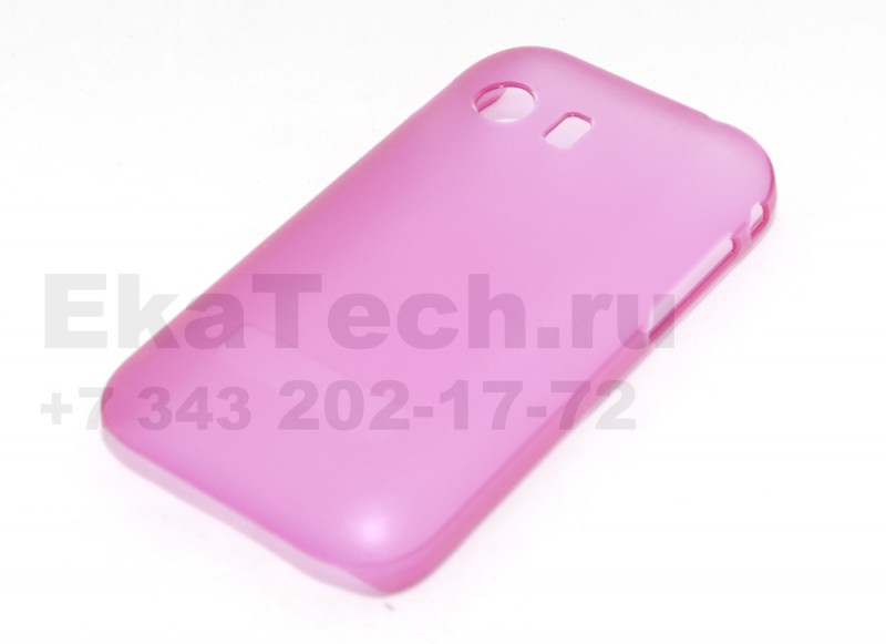 Чехол пластиковый JustinCase Thin Type для Samsung Galaxy Y S5360 фуксии