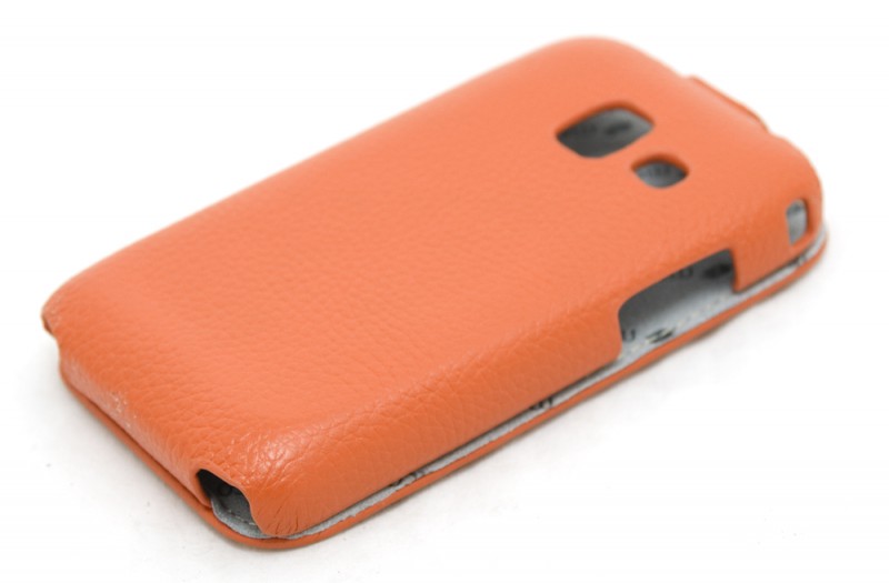 Чехол кожаный Melkco Jacka Type для Samsung Galaxy Ace Duos s6802 оранжевый