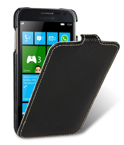 Чехол кожаный Melkco Jacka Type для Samsung Galaxy Ativ S I8750 черный
