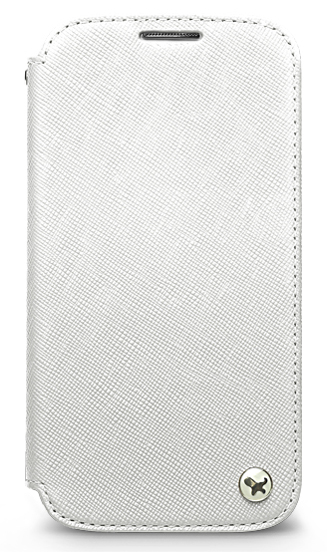 Чехол кожаный Zenus Prestige Minimal Diary для Samsung Galaxy S4 i9500 белый