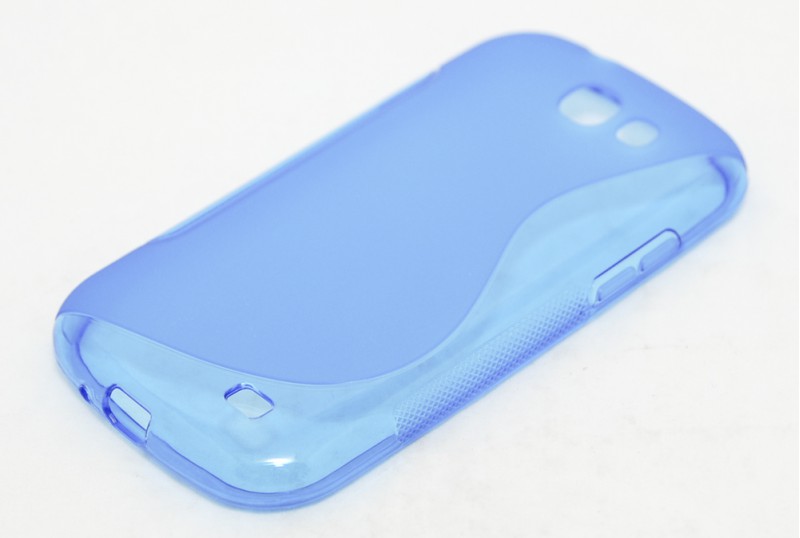 Чехол гелевый для Samsung Galaxy Express i8730 синий