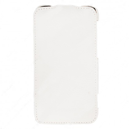 Чехол кожаный Melkco Jacka Type для Samsung Galaxy Core Advance i8580 белый