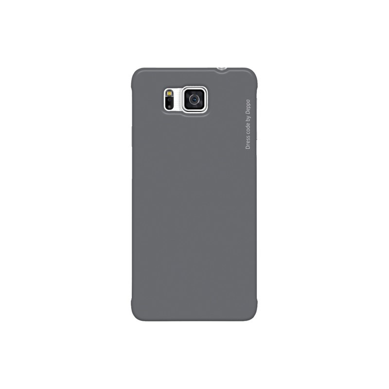Чехол пластиковый Deppa для Samsung Galaxy Alpha G850F серый