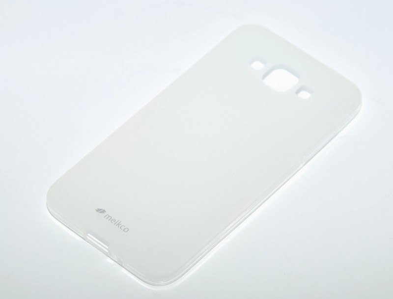 Силиконовый чехол Melkco для Samsung G530H (Galaxy Grand Prime) белый матовый