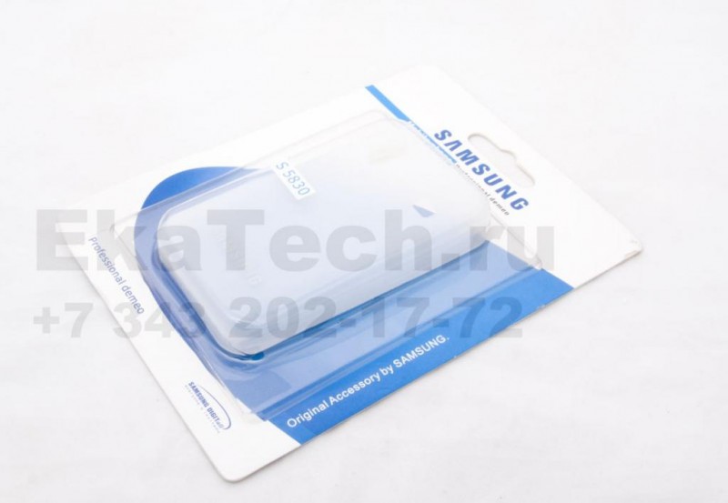 Чехол силиконовый для Samsung Galaxy Ace S5830 белый